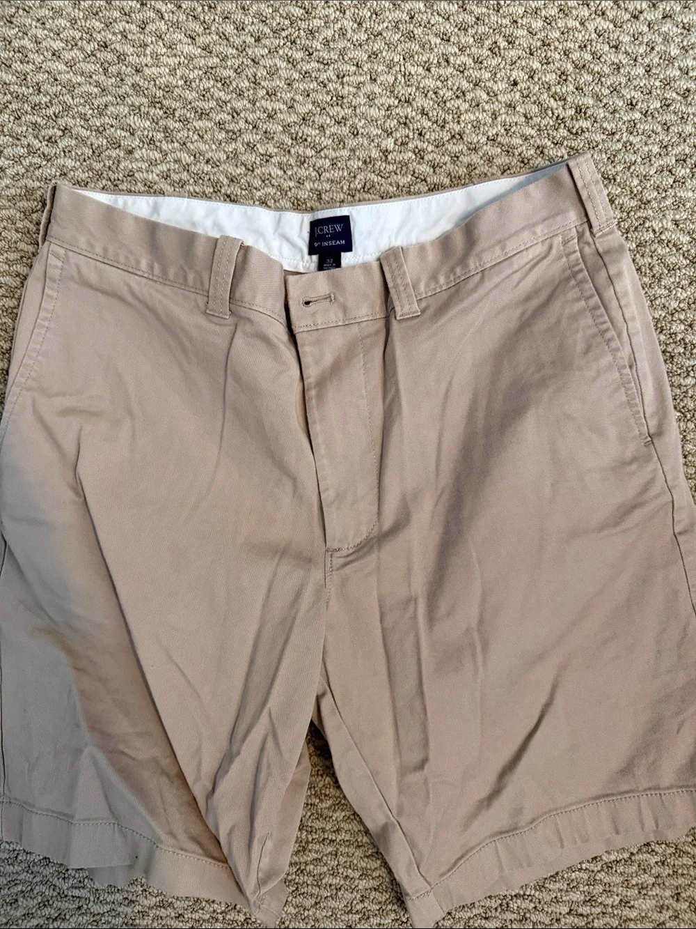 J. Crew Men's Khaki Classic Chino Shorts